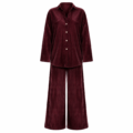 Ensemble Velours Côtelé Bordeaux Premium Femme