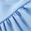 Robe Longue Bleu Ciel Cintrée Élégante Femme