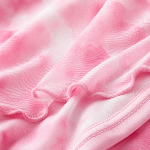 Ensemble Jupe Longue Rose Tie-Dye Premium Femme