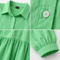 Robe Longue Chemise Fluide à Volants – 3 Couleurs