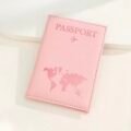 Porte-Passeport avec Carte du Monde – 3 Couleurs